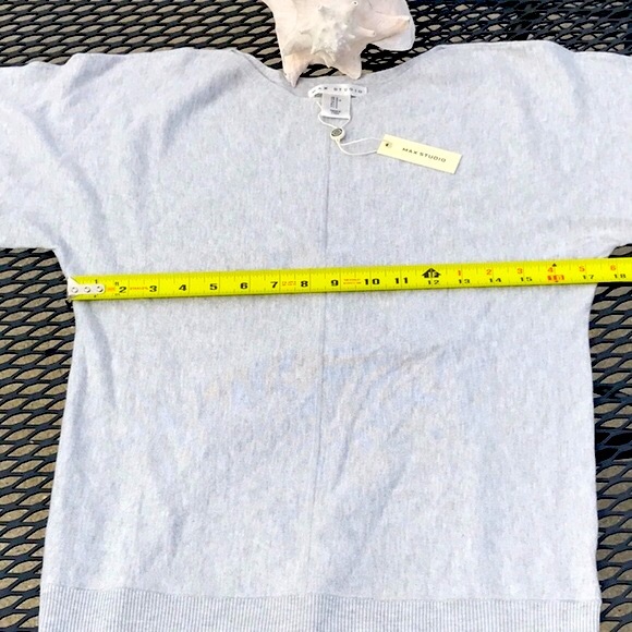 NWT Max Studio Light Gray Sweater - Picture 9 of 15